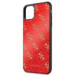 Guess GUHCN654GGPRE iPhone 11 Pro Max red hard case 4G Double Layer Glitter - imagine 3