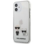 Karl Lagerfeld KLHCP12SCKTR iPhone12 mini 5,4" hardcase Transparent Karl & Choupette - imagine 2
