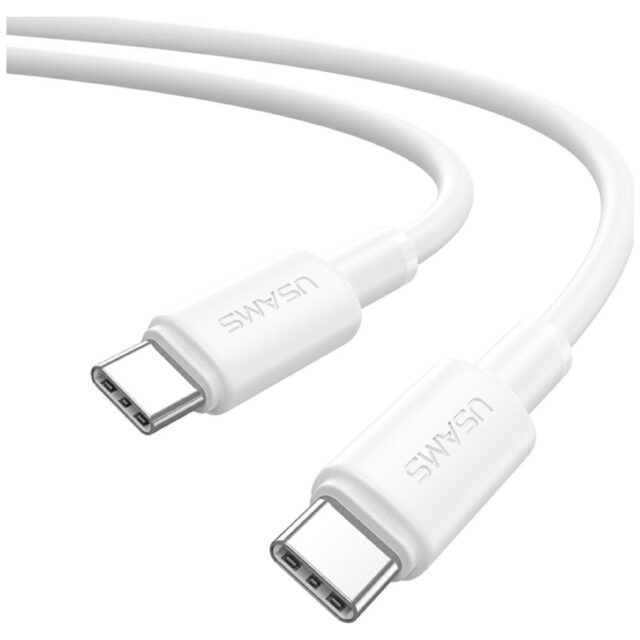 USAMS U90 cable 60W USB-C to USB-C white - imagine 2