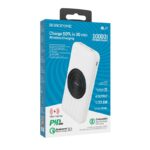 Borofone BJ7 10000mAh White | Powerbank | Power bank, QI, 2x USB, 1x USB-C, PD 20W QC 3.0 18W - imagine 3