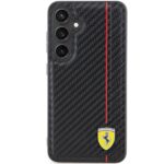 Ferrari FEHCS24SN3DUR S24 S921 black hardcase Carbon Printed Line - imagine 3