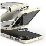 Case Araree Aero Flex R East-Grip Ring  for Samsung Galaxy Z Flip7 cream - imagine 2