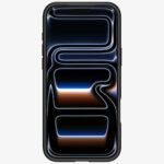 Etui Spigen Ultra Hybrid Mag MagSafe do   iPhone 17 Pro czarno-pomarańczowy - imagine 3