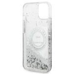 Karl Lagerfeld KLHCP14SLCRSGRS iPhone 14/ 15 / 13 6,1" silver hardcase Liquid Glitter RSG - imagine 7