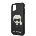 Karl Lagerfeld KLHCN61KHBK iPhone 11 6,1" / Xr black hardcase Ikonik Karl`s Head - imagine 6