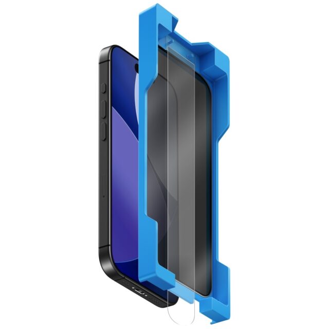 UNIQ Optix Exofit Privacy tempered glass for iPhone 17 Pro with applicator - imagine 3