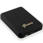Guess Induction Powerbank 15W GUPBM5ALGSGK 5000mAh black MagSafe Metal Script Logo - imagine 4