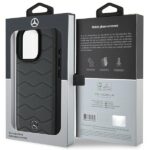 Mercedes MEHCP16X23RWRSA iPhone 16 Pro Max 6.9" antracite grey hardcase MB Waves Leath - imagine 8