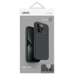 UNIQ Lino Hue Case iPhone 14 Plus/ 15 Plus 6,7" Magclick Charging charcoal grey - imagine 7