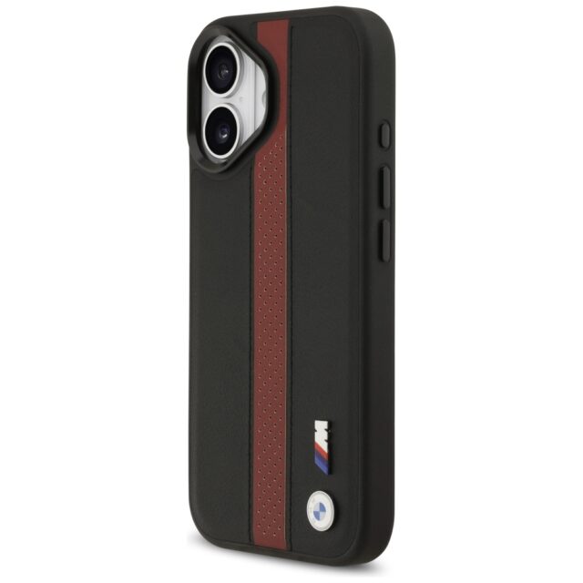 BMW M Perforated Stripe Logo MagSafe Case for iPhone 17 Red - imagine 2