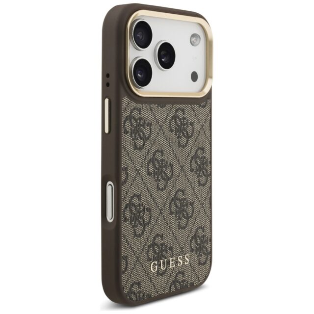 Case Guess 4G with wallet Magsafe for iPhone 17 Pro brown - imagine 4