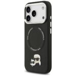 Karl Lagerfeld Karl & Choupette Pins MagSafe Case for iPhone 17 Pro Max Black - imagine 2