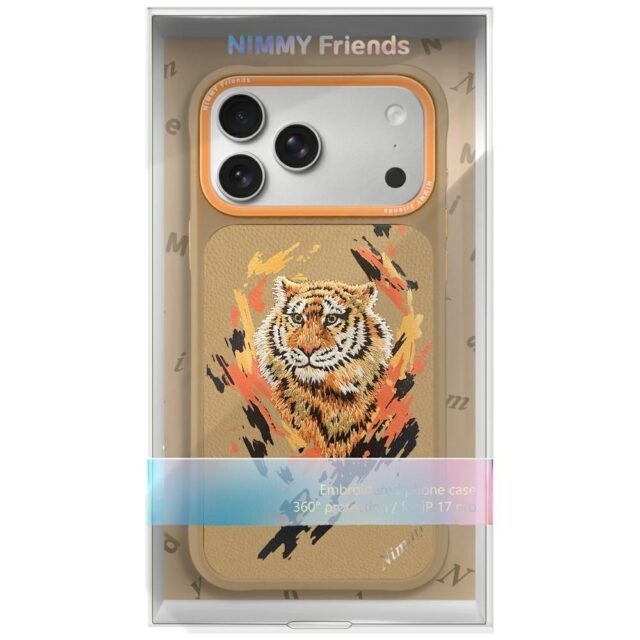 Nimmy Tiger MagSafe case for iPhone 17 Pro light brown - imagine 7