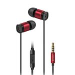 USAMS stereo earphones EP-46 jack 3.5 mm red 1.2m HSEP4602