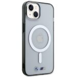 BMW BMHMP14SHCRS case iPhone 14 / 15 / 13 6.1" transparent hardcase Silver Ring MagSafe - imagine 4