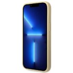 Guess GUHCP14MHGGSHD iPhone 14 Plus / 15 Plus 6.7" gold hard case Glitter Script - imagine 5