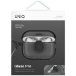 Case UNIQ Glase Pro for AirPods Pro 2     Lock Case smoke - imagine 2