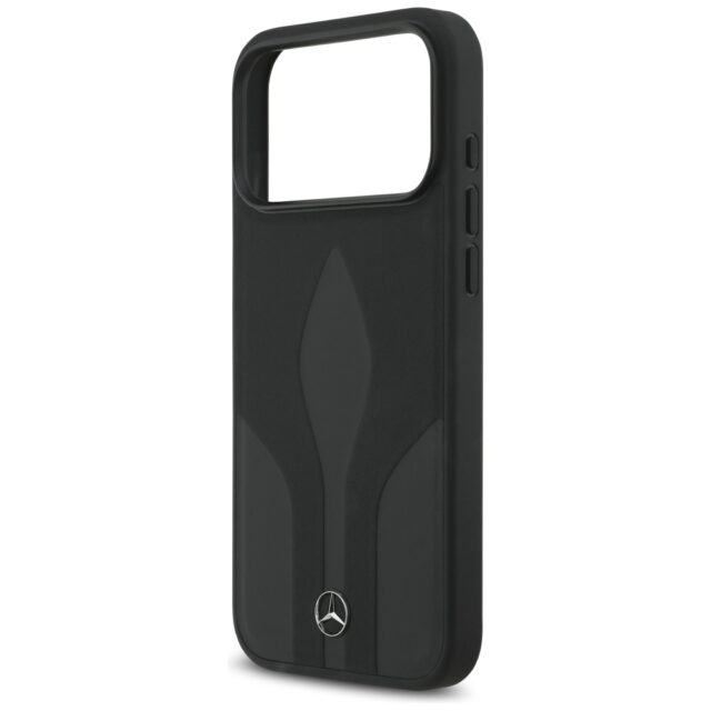 Case Mercedes Leather The Move MagSafe for iPhone 17 Pro Max black - imagine 6