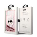 Karl Lagerfeld KLHCP14MLNKHCP iPhone 14 Plus / 15 Plus 6,7" pink hardcase Glitter Karl Head - imagine 8