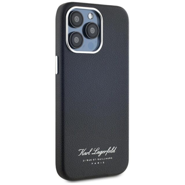 Case Karl Lagerfeld hotel RSG for iPhone 15 Pro black - imagine 4