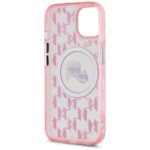 Karl Lagerfeld KLHMP15MHMCKMHP iPhone 15 Plus 6.7"pink IML Monogram Karl&Choupette Head MagSa - imagine 7