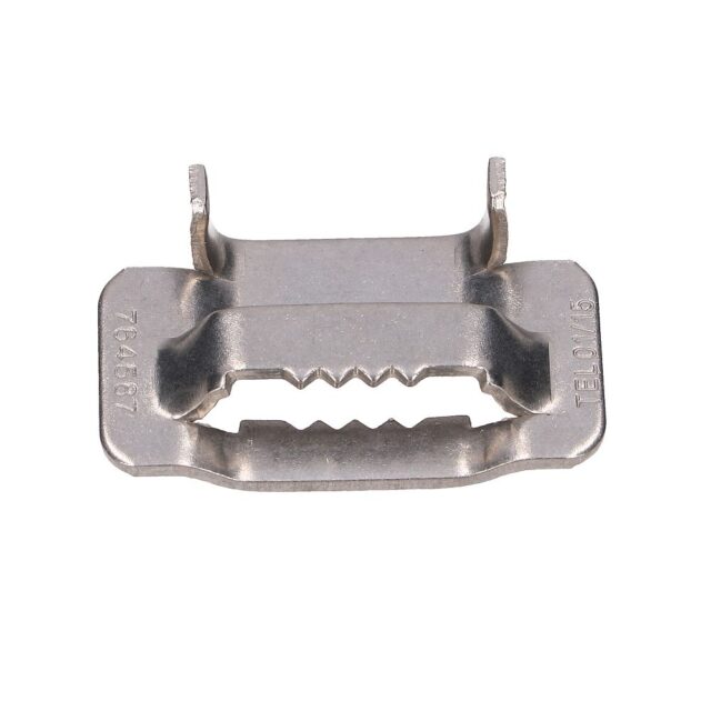 Extralink | Steel clamp | for 20mm steel strap, with jags - imagine 3