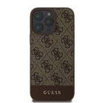Guess GUHCP16XG4GLBR iPhone 16 Pro Max 6.9" brown hardcase 4G Bottom Stripe - imagine 3