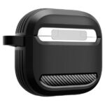 Spigen Rugged Armor AirPods 4 matte black ACS08642 - imagine 6