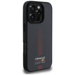 Red Bull RBHMP16L24CFGSMK iPhone 16 Pro  6.3" hardcase black Carbon Fiber Power Bar MagSafe - imagine 4