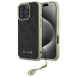 Guess GUHCP16XGF4GGR iPhone 16 Pro Max 6.9" black hardcase 4G Charms Collection