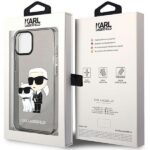 Karl Lagerfeld KLHCP12MHNKCTGK iPhone 12/12 Pro 6,1" black hardcase Gliter Karl&Choupette - imagine 8
