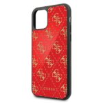 Guess GUHCN584GGPRE iPhone 11 Pro red hard case 4G Double Layer Glitter - imagine 3
