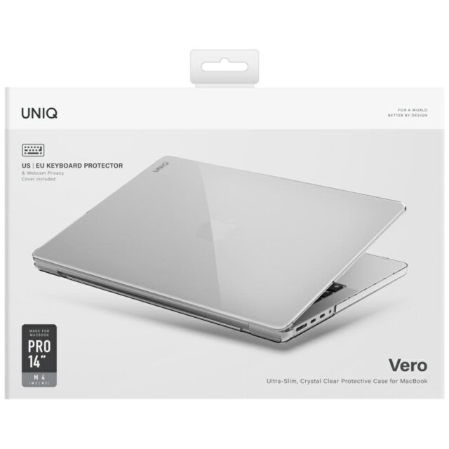 Case UNIQ Vero for MacBook Pro 14" M1-M4 (2021-2024) transparent - imagine 9