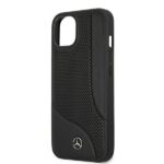 Mercedes MEHCP13SCDOBK iPhone 13 mini5,4" black hardcase Leather Perforated Area - imagine 6