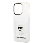 Karl Lagerfeld KLHCP14LHNCHTCT iPhone 14 Pro 6,1" transparent hardcase Ikonik Choupette - imagine 6