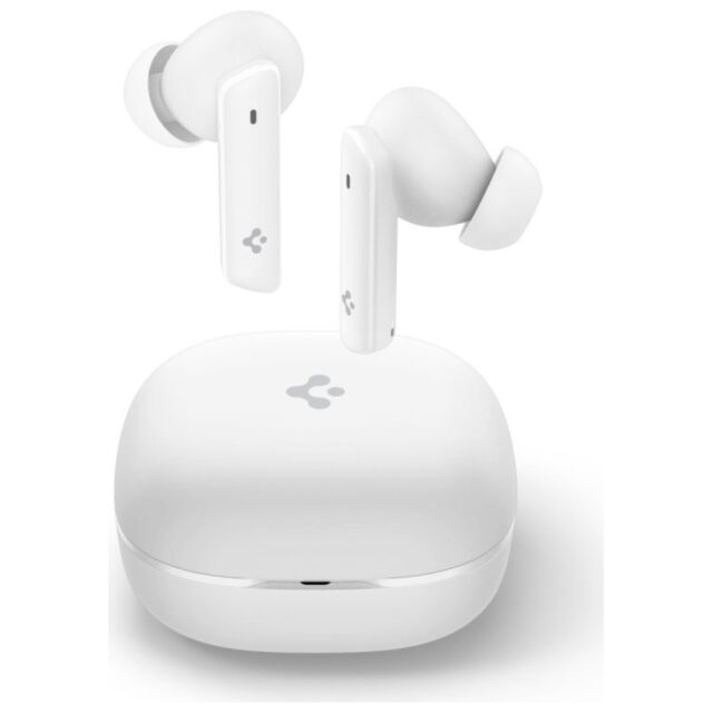 TWS Headphones Spigen SA2402 ANC PRO white - imagine 5