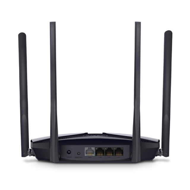 Mercusys MR80X | WiFi Router | AX3000 Dual Band, 4x RJ45 1000Mb/s - imagine 2
