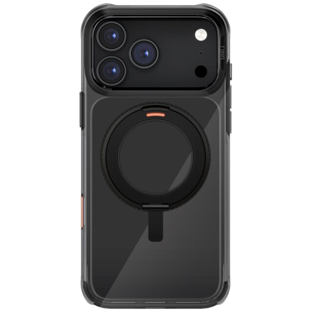 UNIQ Swivix Case for iPhone 17 Pro Max 360 Rotating Kickstand Black - imagine 2