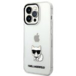 Karl Lagerfeld KLHCP14LCTTR iPhone 14 Pro 6,1" hardcase transparent Choupette Body - imagine 2