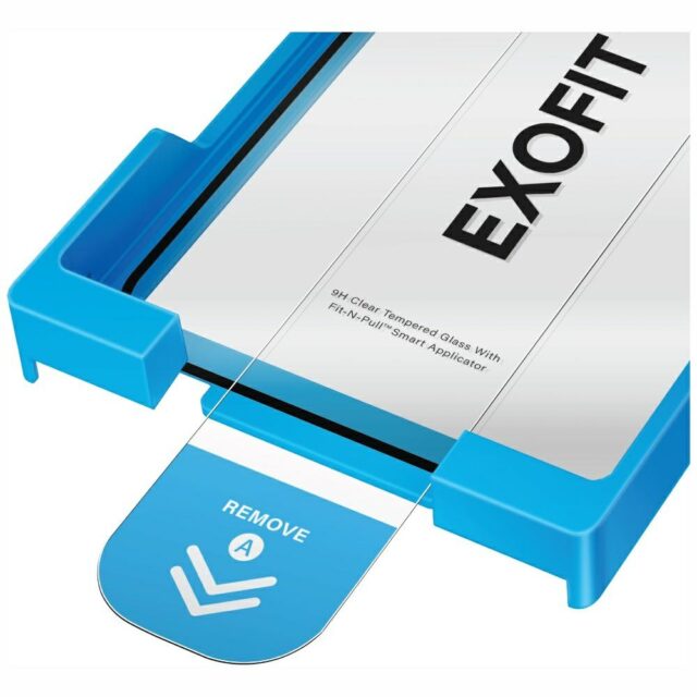 UNIQ Optix Exofit Vivid Tempered Glass for iPhone 17 Pro with Applicator - imagine 5