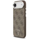 Case Guess 4G Triangle Logo MagSafe for iPhone Air brown - imagine 2