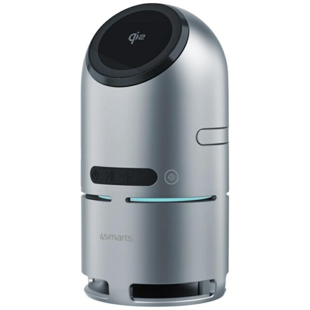 Charging station 4smarts ChargeBot Sound Qi2 gray - imagine 6