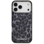Karl Lagerfeld IML Leopard Pattern MagSafe Case for iPhone 17 Pro Max Black - imagine 3