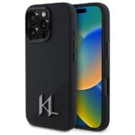 Karl Lagerfeld KLHMP16XSCMKMPCK iPhone 16 Pro Max 6.9" black hardcase Silicone Shadow Metal In