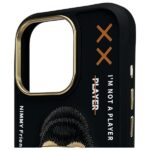 Nimmy case iPhone 16 Pro 6.3" black Cool&Cute 2.0 Monkey - imagine 3