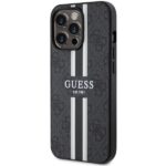 Guess GUHMP13LP4RPSK iPhone 13 Pro / 13 6,1" black hardcase 4G Printed Stripes MagSafe - imagine 2