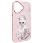 Case Nimmy Magnetic fashion cute pet     MagSafe for iPhone 16 pink - imagine 4