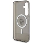 Karl Lagerfeld KLHMS24MHGKCNOK S24+ S926 black hardcase IML Karl&Choupette Glitter MagSafe - imagine 7