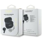 TWS headphones Guess Glossy Effect Printed Classic Logo & Charm black - imagine 6
