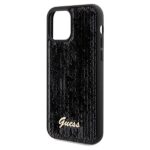 Guess GUHCP12MPSFDGSK iPhone 12/12 Pro 6.1" black hardcase Sequin Script Metal - imagine 6